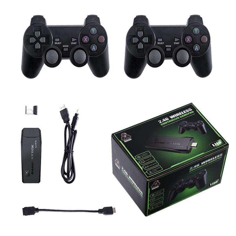 Game Stick Lite 15.000 Games Retrô + 2 Controles